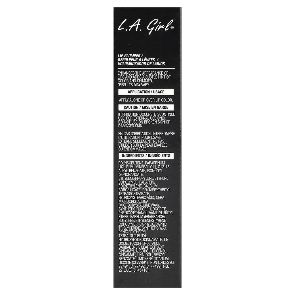 L.A. Girl, Lip Plumper, Mood Gloss, GLP528 Shimmer, 13ml (0.44fl oz)