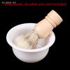 Men's Shaving Bowl Set Barber Appliance - Shaving Brush Bowl Soap Mug Cup Face Cleaning Tools Holder for Male Grooming