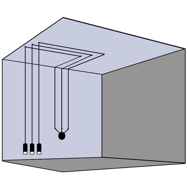 Lămpi Suspendate LED G9 Artă Fier Industrial Linie Lungă Aplice de Perete Negru Minimalist Montat Agățat Dormitor Living Decorare