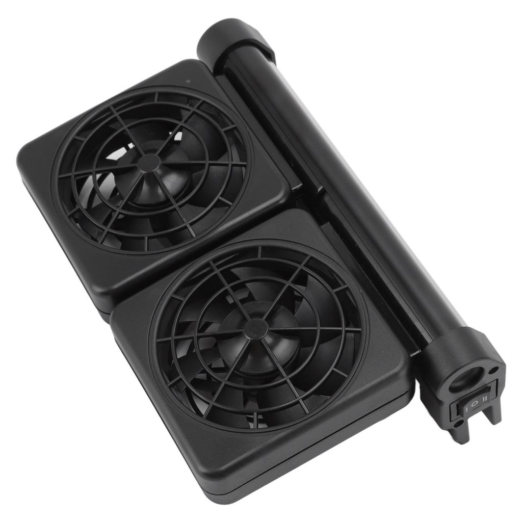 Aquarium Chillers Fan Mini Adjustable Quiet Fish Tank Water Cooling Fan for Freshwater Saltwater