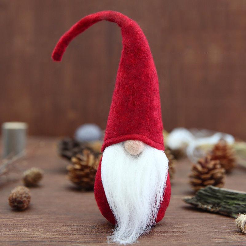 

Рождественский Клаус Санта Кукла Игрушка Рождественские Настольные Украшения Декор Для Дома Gx A-Red