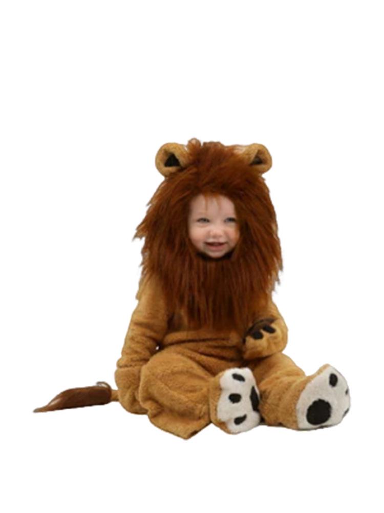 Déguisement Lion Dessin Animé pour Halloween - Adultes & Enfants - Tenue de Fête Animale