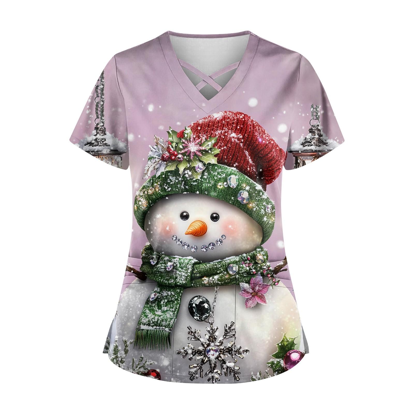 Женская модная рабочая одежда с v-образным вырезом — фото 9