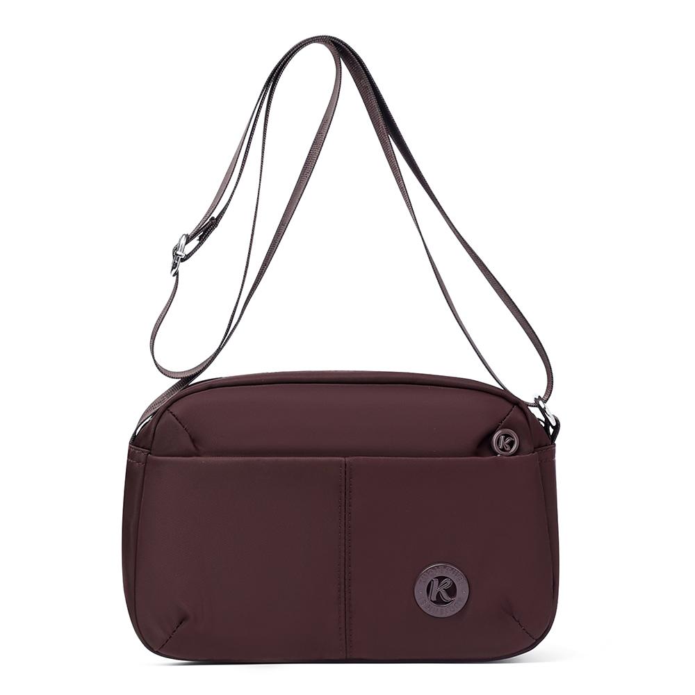 Lightweight Minimalist Multi-Layer Small Square Crossbody Bag Waterproof Phone Bag for Women Casual Simple Style