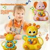 Cute And Interesting Hand-Held Baby Rattle, Puzzle Early Education Elephant/Deer Rattle Plastic Ball, ABS Material