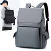 Schoolbag New Trend Backpack Casual PU Solid Color Large Capacity Lightweight Travel Computer Bag Fashion Versatile Backpack