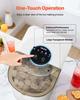 Countertop Ice Maker, 7 Cubes Ready In 6 Mins, 11.8 Kg Per Day, Self-Cleaning Portable Machine with Ice Scoop, Ice-Making Machine with 2 Sizes Bullet