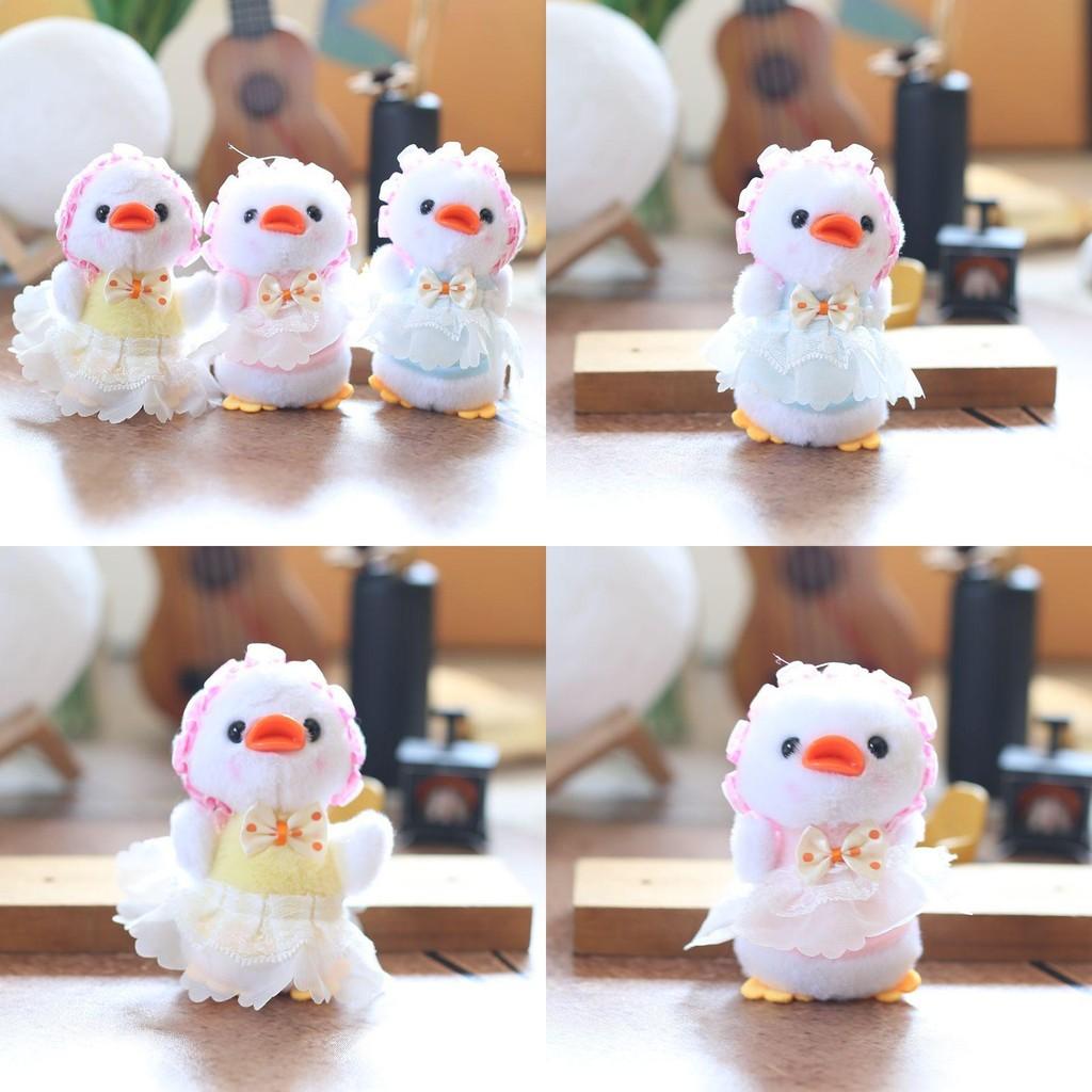 Duck Cute Plush Toy Backpack Charm Keychain Stuffed Animal Gift For Girls Boys