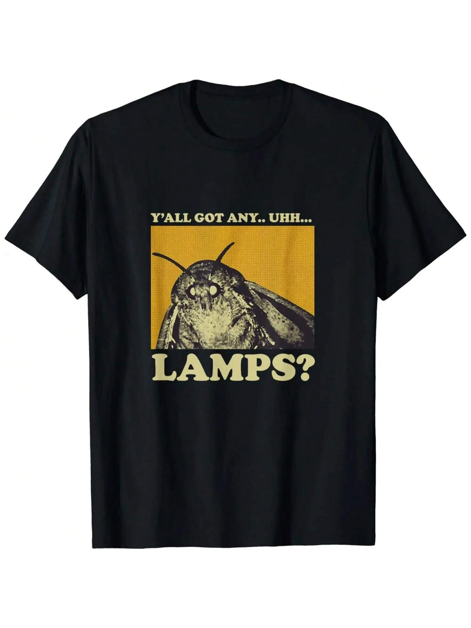 

Y all Got Any Lamps Moth Insect Meme Gift T-Shirt XXXXXL чорний