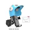 Popular Waterproof Motorcycle Phone Holder with Sunshade for Delivery E-bikes & Electric Scooters