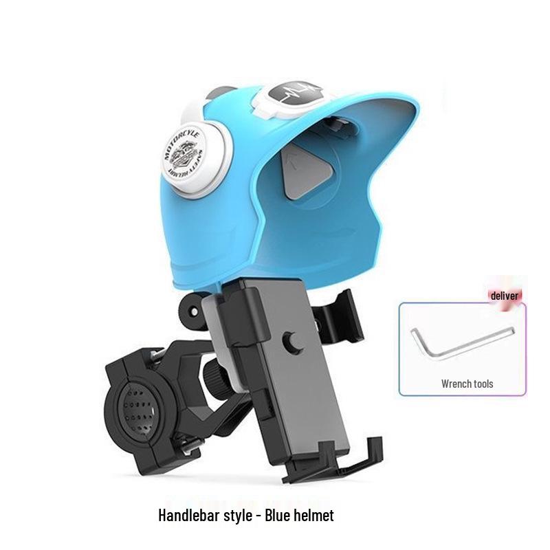 Popular Waterproof Motorcycle Phone Holder with Sunshade for Delivery E-bikes & Electric Scooters