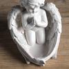 Andělská křídla opeřená čajová svíčková figurka Ornament Pamětní dárek