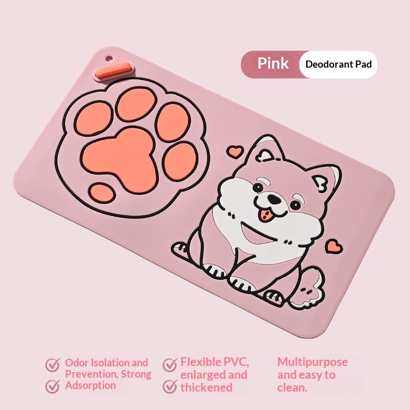 Silicone Bathroom Deodorizing Drain Cover Reusable Waterproof Odor Sealing Drain Mat for Kitchen Toilet Laundry Sink