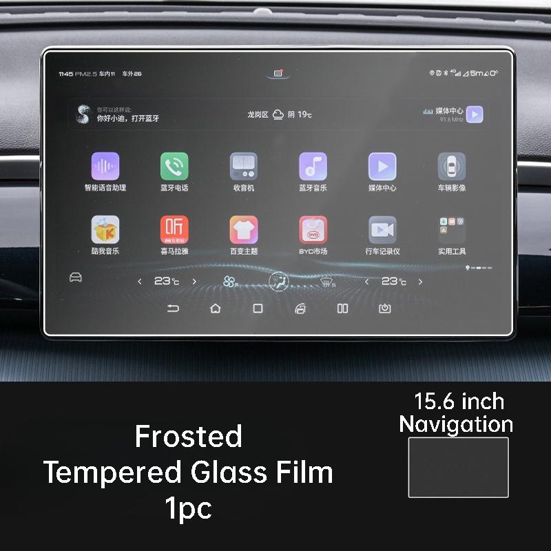 For BYD Song Plus Sealion 6 Seal U EV DMi 23-25 Navigation Tempered Glass Film Instrument ScreenU  Protector Sticker Accessories