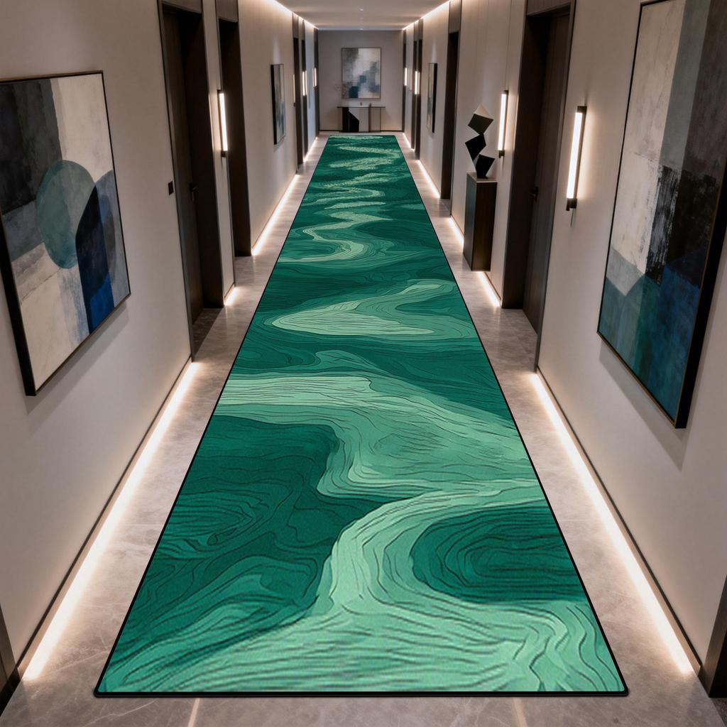 Modern Abstraction Hallway Carpet High-End Kitchen Rug Living Room Runner Rug Easy Cleaning Bedroom Floor Mat Home Decoration