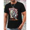 Summer Men's Fashion Pattern Short-sleeved T-shirt Men's Fashion Pattern Short-sleeved T-shirt