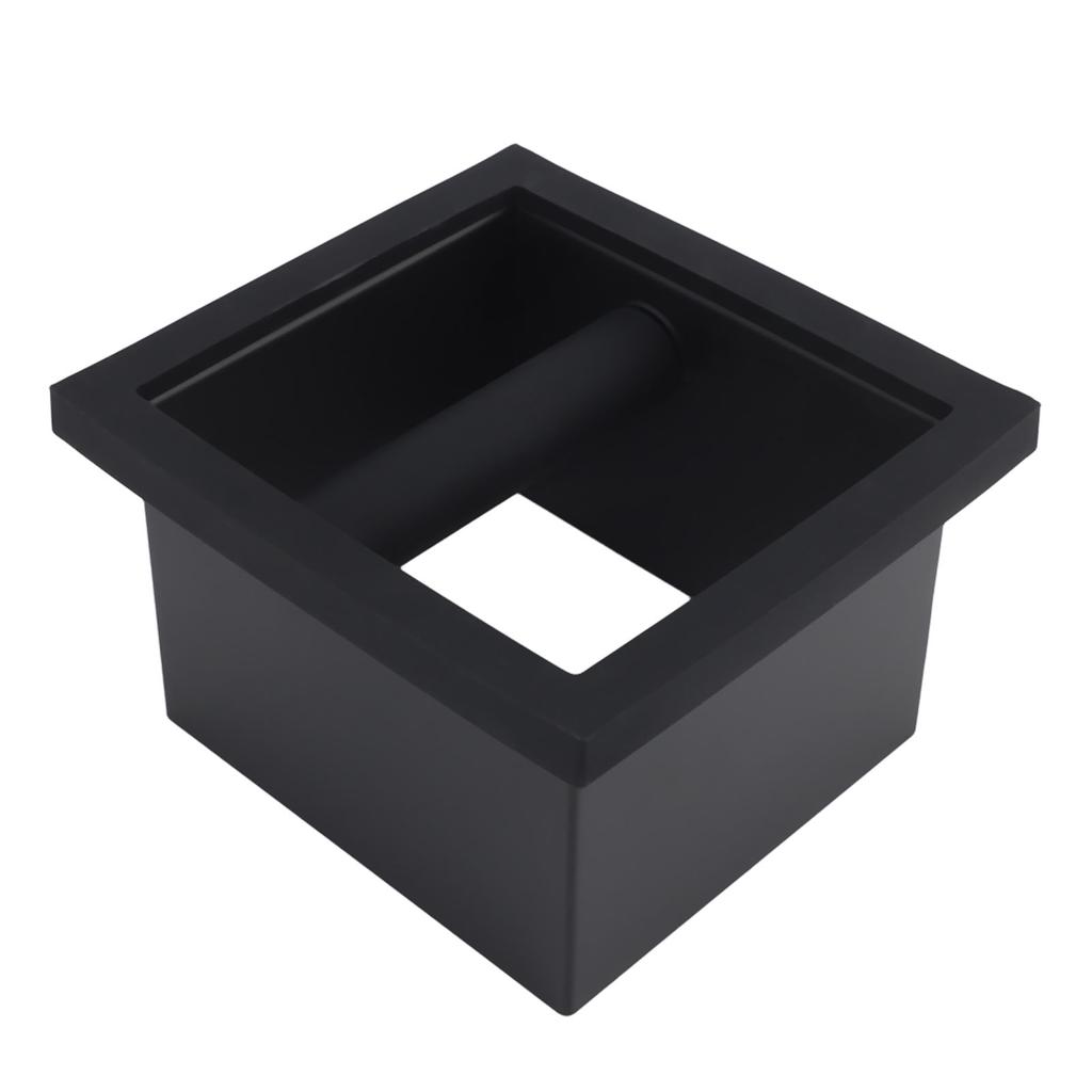 Kaffee Abschlagbox Bodenlos Eingebettet Rechteckig Gummi Stahl Kaffee Entsorgungsbox für Küche Kaffee