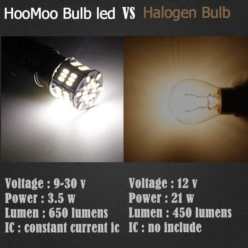 HooMoo 3014SMD (S25 P21W 1156 BA15S G18) LED Bulb LED
