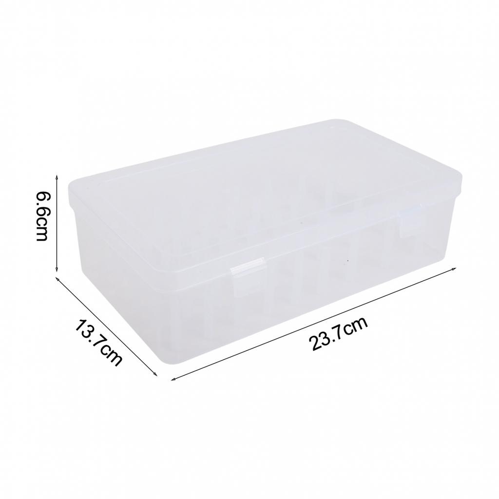 Clear Plastic Spool Art Compartment Convenient Bobbin