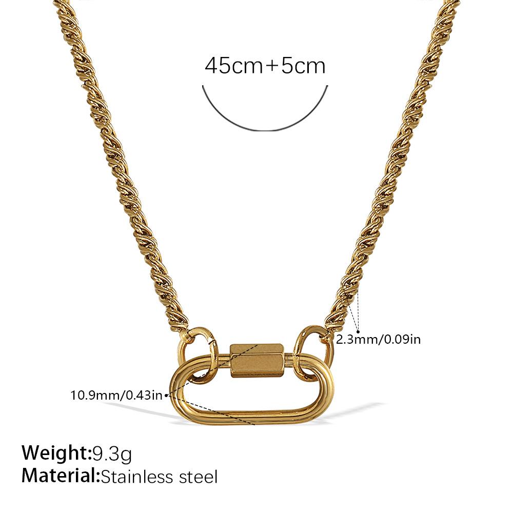 Japan And South Korea Fashion Niche Bracelet Necklace Women'S Personality Design Versatile Jewelry Does Not Fade Popular Trend