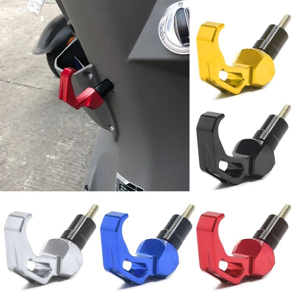 

Multi-Position Mounting Motorcycle Hook Aluminum Alloy Helmet Hook Holder Delivery Riders чорний