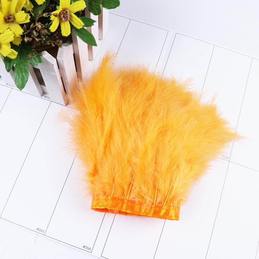 Colorful Turkey Marabou Feather Trim 4-6Inch 2M/5M/10M Plumes Fringe For Sewing Needlework Diy Crafts Dress Decoration