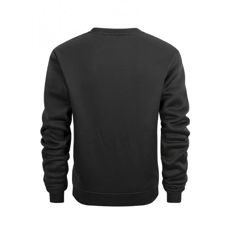 Men's Fleece-lined Sweatshirt - New Autumn/winter Collection - Casual Sports Crewneck Pullover - Gk | Minimalist Letter Print Base Layer