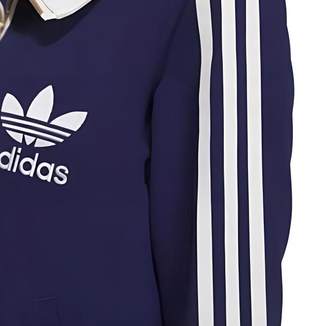 adidas Originals Trefoil Collection Outfit Jacket Women's Dark Blue/Jade White JX2802