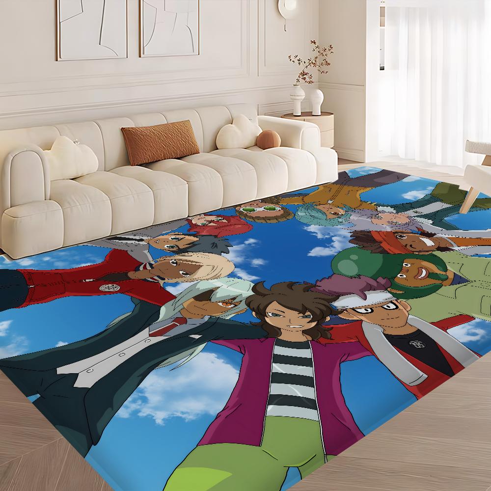 Inazuma Eleven Hallway Carpet Washable Non-Slip Living Room Sofa Chairs Area Mat Kitchen Doormat Area Rug
