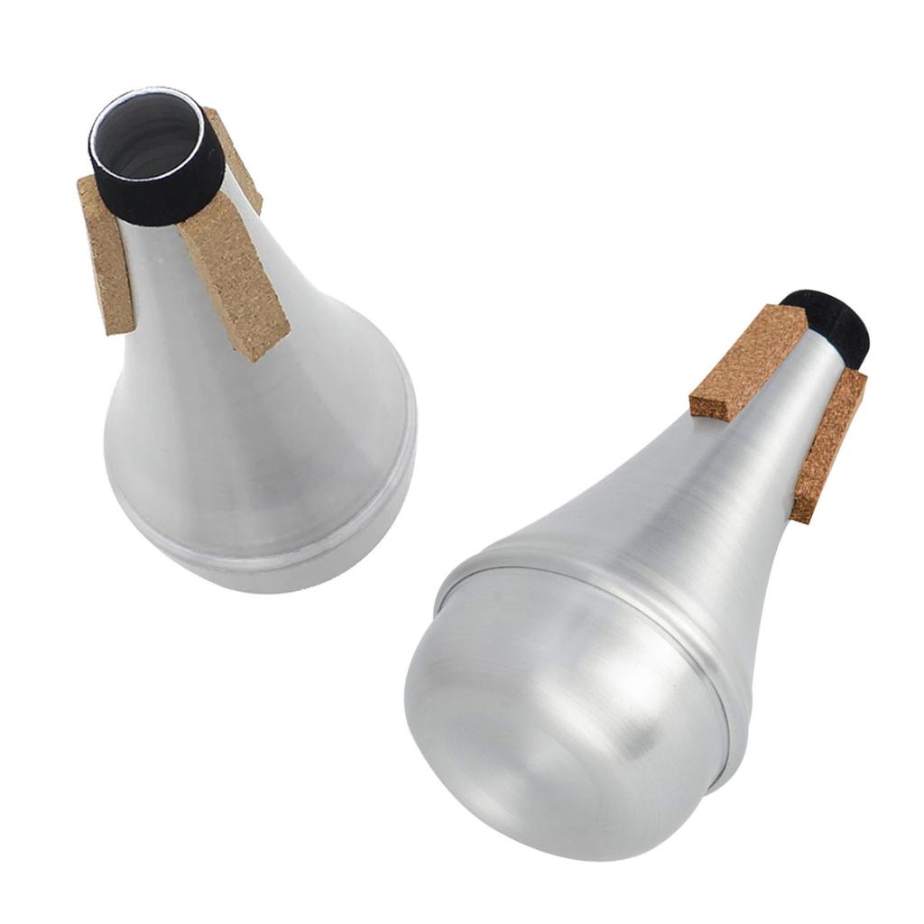 Trumpet Mute,Lightweight Aluminum Mini Trumpet Practice Mute Silencer for Jazz,Beginners and Students