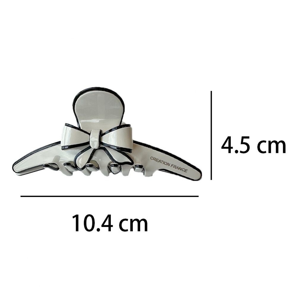 Large Size Acetate Hair Clip High-end Design Double-sided Bow Clip Hairpin  Girls Hair Ornament