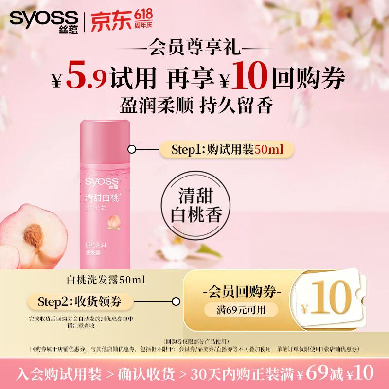 Syoss Peach Moisturizing Shampoo
