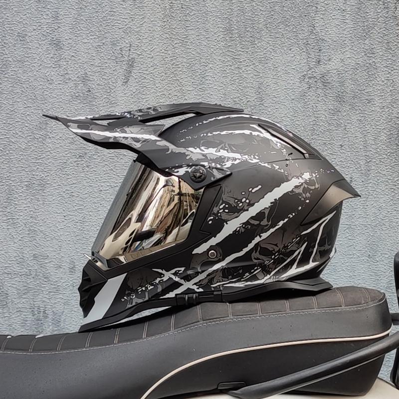 WLT full face motorcycle helmet ABS off-road helmet professional full-over rally racing helmet men DH downhill Capacete DOT