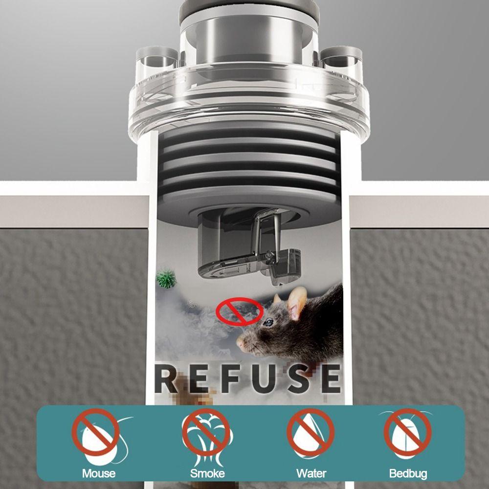 Useful Anti odor Sink Drain Pipe Adapter Sealing Ring Tees Kitchen Basin Sewer Branch Multifunctional Drainage Water Pipe Joint