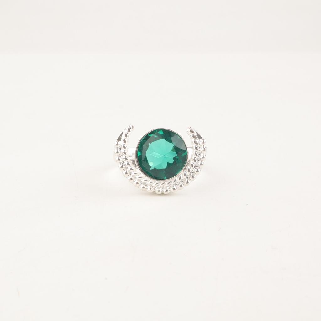 Chrome Diopside Gemstone 925 Sterling Silver Jewelry Handmade Ring For Wedding RR-48-4