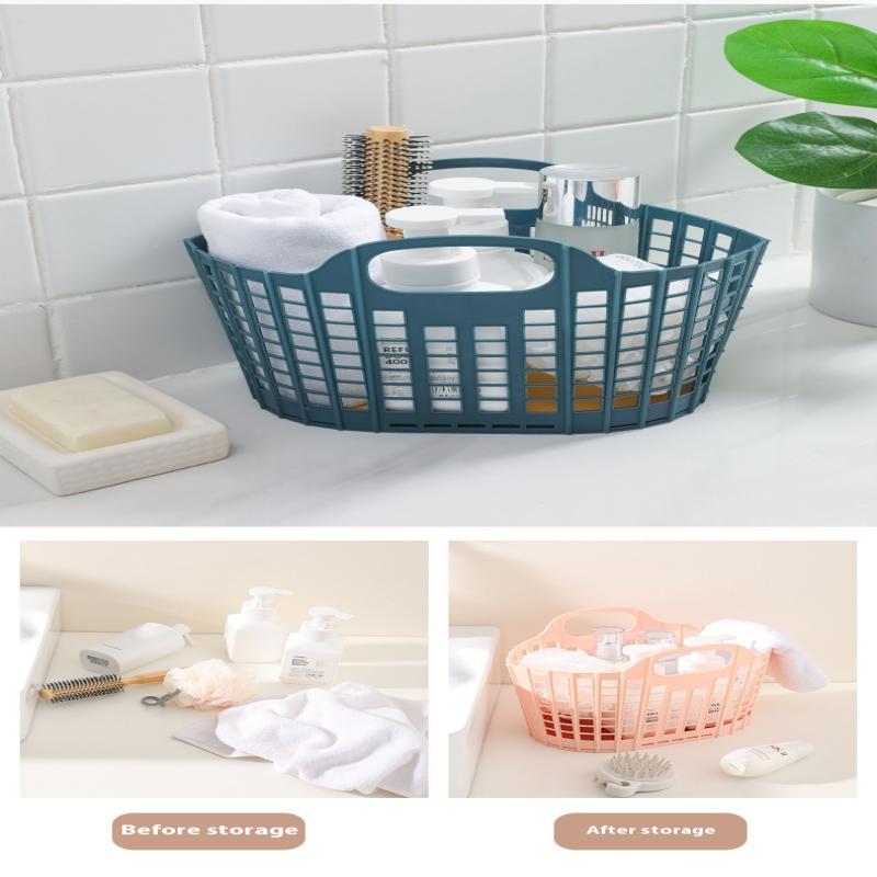 Foldable Laundry Hamper Portable Dirty Clothes Organizer Durable Laundry Basket For Home Bathroom