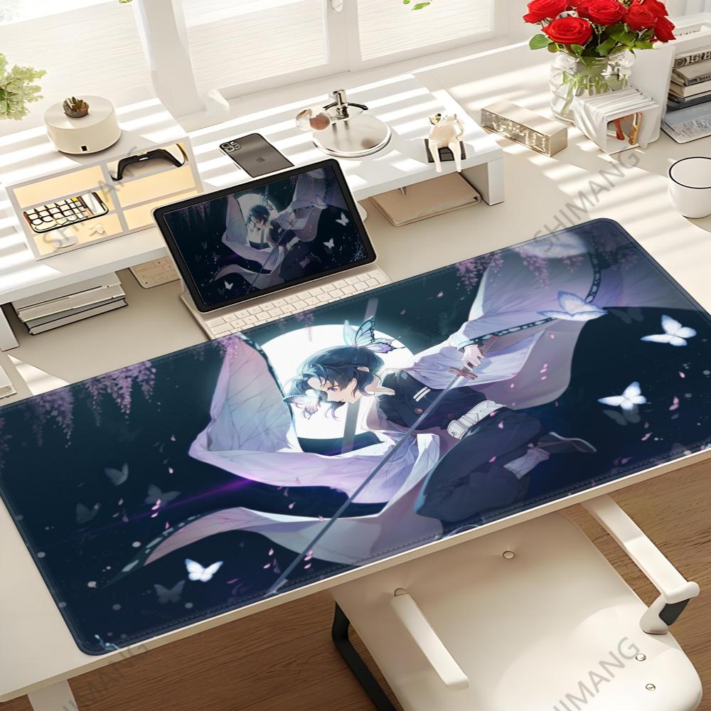 Tappetino Mouse Demon Slayer Giapponese Kimetsu No Yaiba Tanjiro Accessori Gaming Mousepad Anime Azienda Mousepad Ufficio Scrivanie Gamer