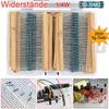 2600-600PCS,130 Values 1/4W 0.25W 1% Metal Film Resistors Assorted Pack Kit Set Lot Resistors Assortment Kits Fixed resistor