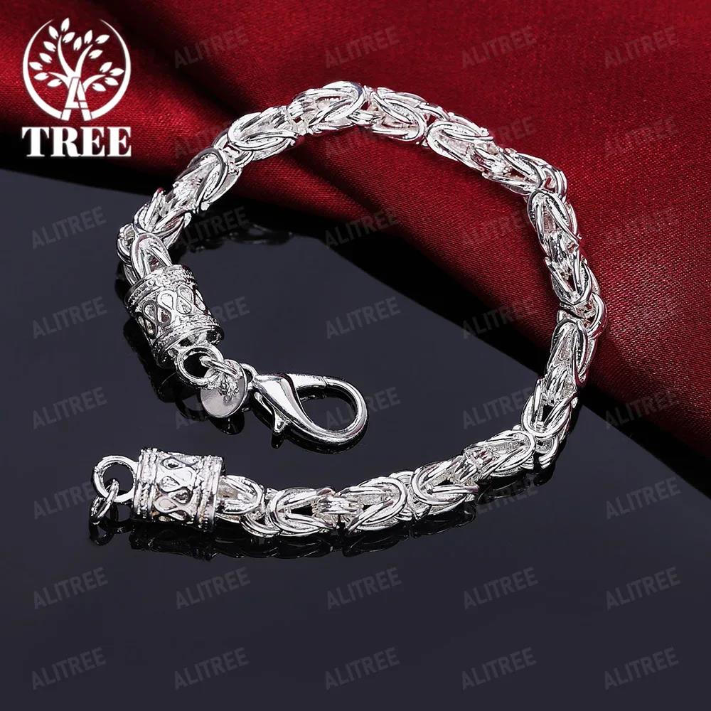 Hot Popular 925 Sterling Silver Bracelet for Woman Man 20mm Chain Luxury Wedding Party Christmas Gifts Fashion Fine Jewelry