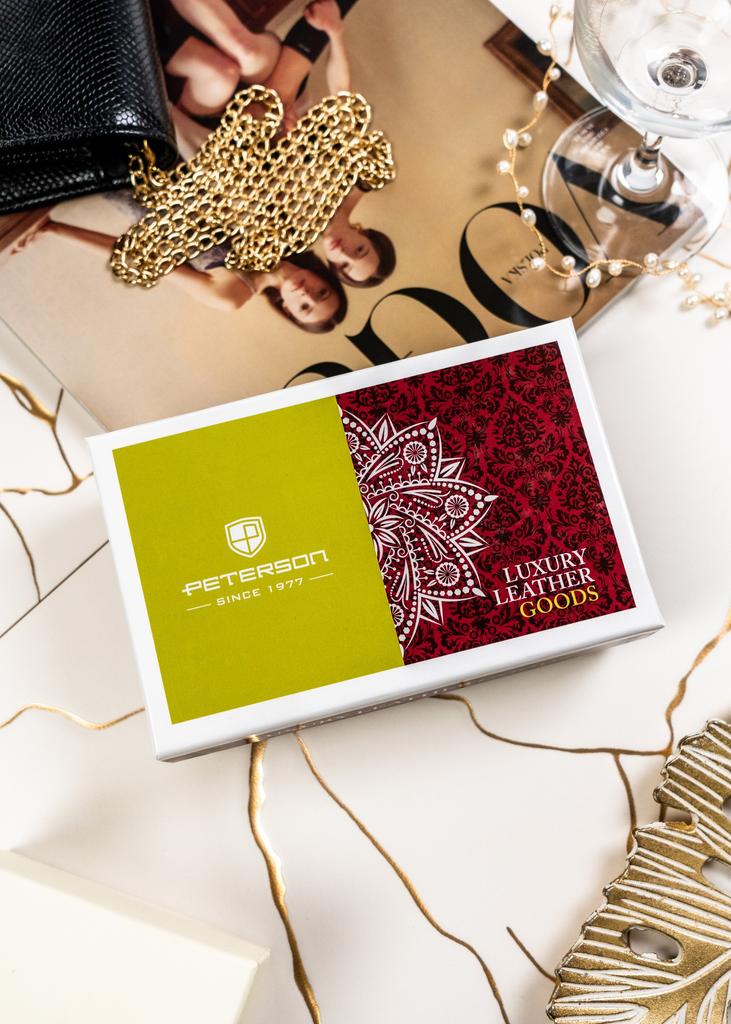 Women's leather wallet PTN 76115-BFBC-8232 Red