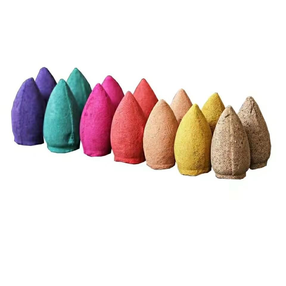 

Зерна благовоний с обратным потоком Сандаловое дерево и Уд - Ароматы лаванды и полыни для домашней ароматерапии Bag 60 pieces Agarwood