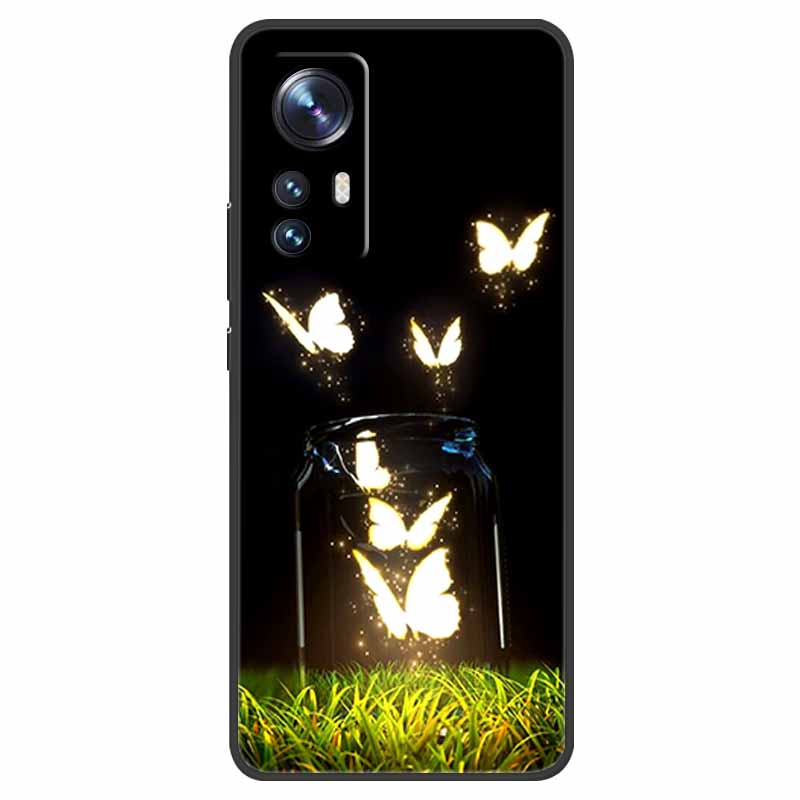For Xiaomi 12 Lite 5G Case Shockproof Soft Silicone TPU Back Cover For Xiaomi Mi 12 Lite 5G Phone Case Mi12Lite 12Lite Cartoon
