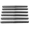 6pcs Carbon Fine Cutting Combs Salon Barber Plastic Hairdressing Flat Top Styling Combs