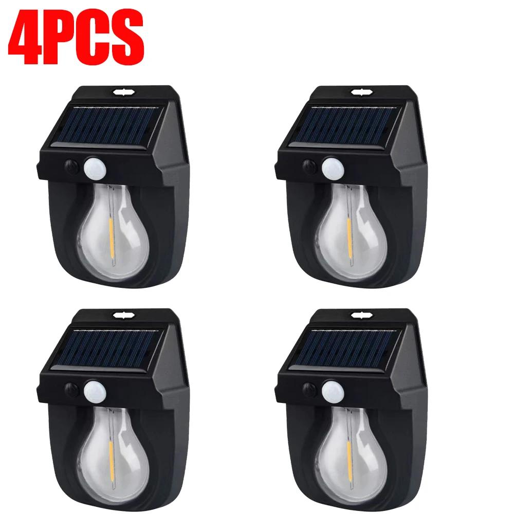 Solar Wolfram Nacht Lampe Intelligente Motion Sensor Wand Lampe 3 Beleuchtung Modi Wasserdichte Hof Garten Dekoration Laterne