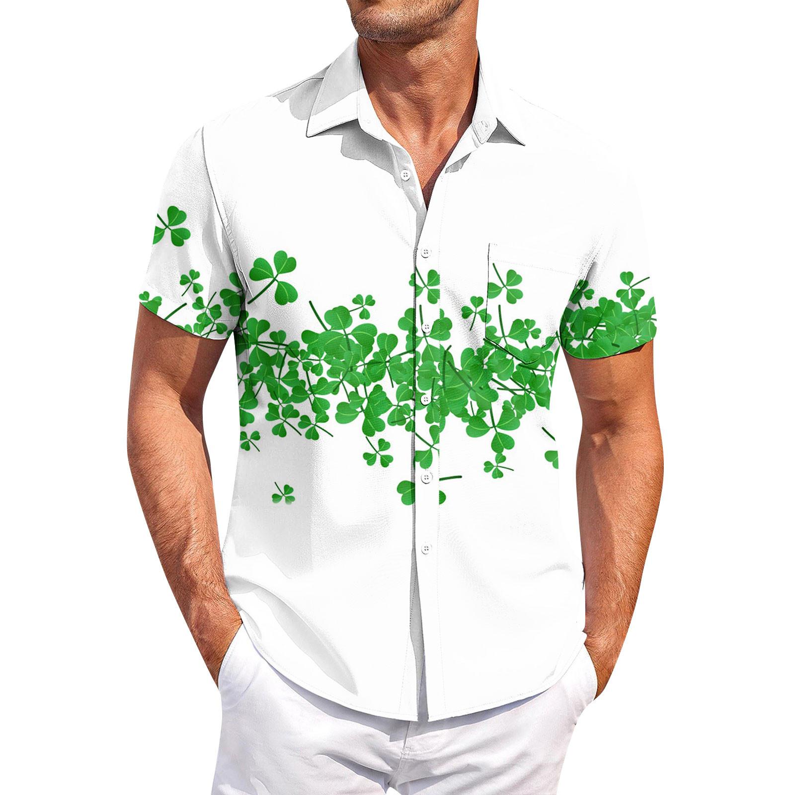 

Мужские винтажные рубашки для боулинга на пуговицах с коротким рукавом, летняя пляжная рубашка XL