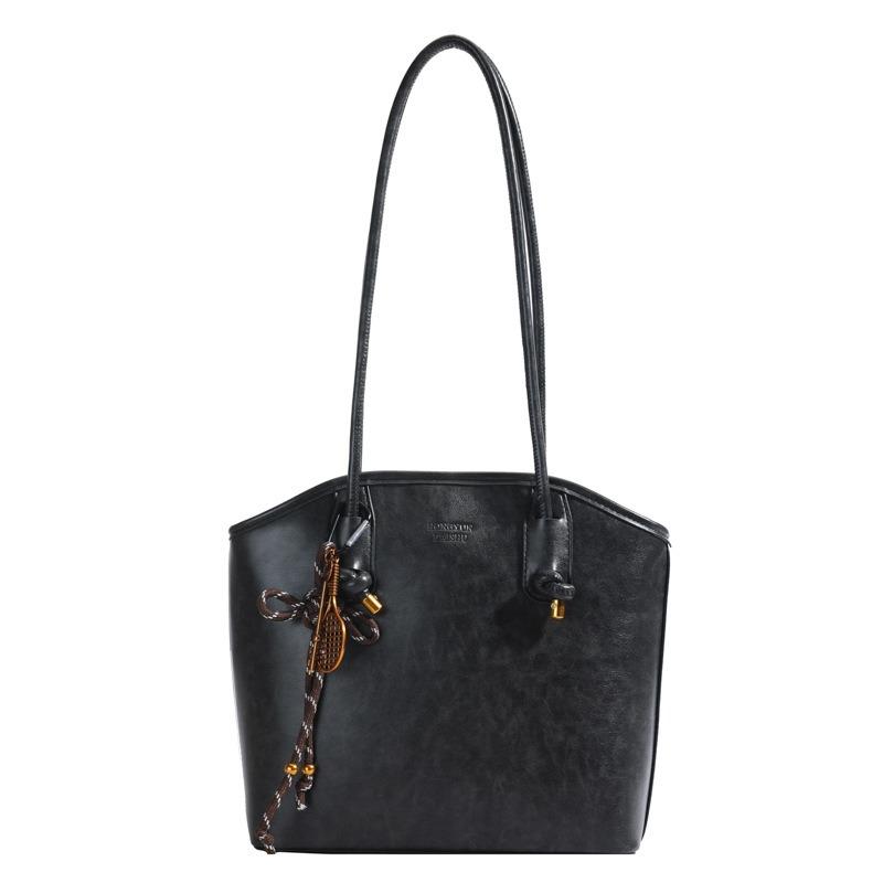 Exquisite retro tote bag women's new large-capacity commuter bag versatile casual shoulder shopping bag