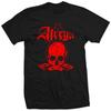 Atreyu Crâne Squelette Le rocher de la malédiction cœur dur T-Shirt – T-shirt de groupe Metalcore