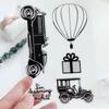 Car Travel Transparent Silicone Clear Stamps for Seal DIY Scrapbooking Album Paper Card Mountain Animal Dog