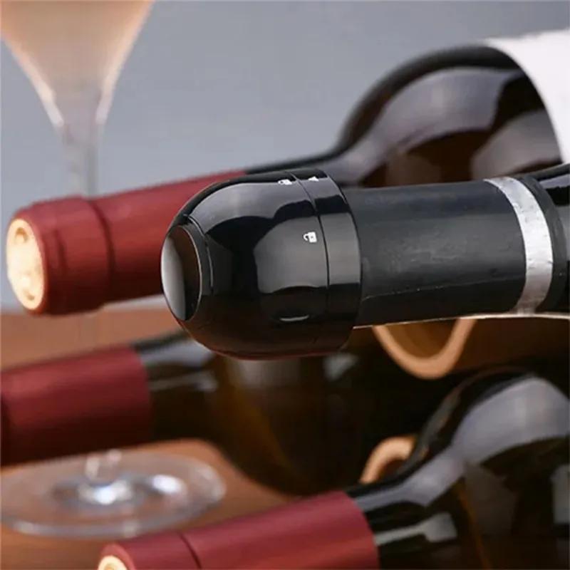 Champagne Stopper Vacuum Wine Bottle Cap Plug Silicone Sealed Champagne Bottle Stopper Sparkling Wine Retain Freshness Bar Tools