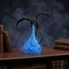 Stable Base Dragon Statue 3D Printed Fire-Breathing Statue Mystical Figurine with Flame Decor Base Fantasy Desktop Ornament for Bookshelf,